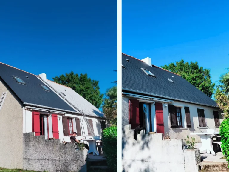 Nettoyage et traitement de toiture en ardoise à Lille