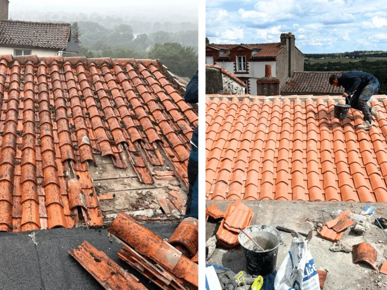 Rénovation de toiture en tuiles dans la métropole lilloise